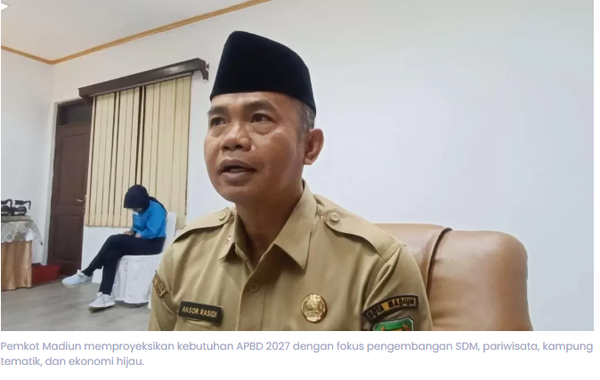 APBD Kota Madiun 2027 Diproyeksikan Rp 983 Miliar, Fokus SDM dan Green Economy