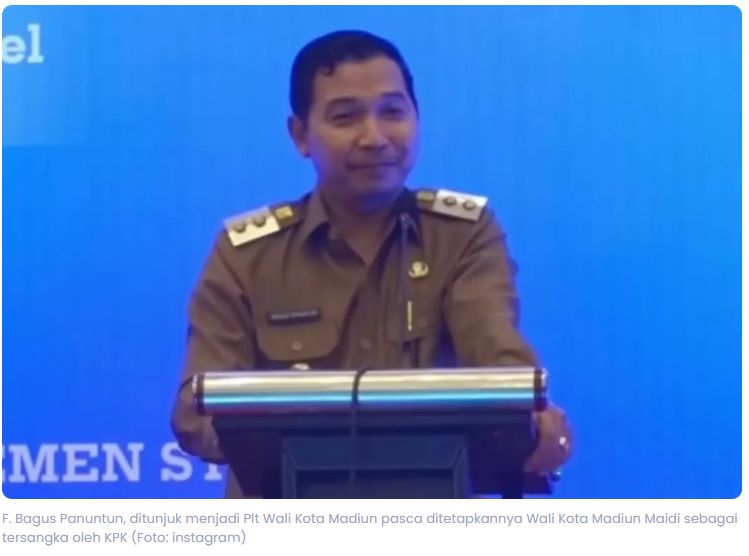 Bagus Panuntun Ditunjuk Jadi Plt Wali Kota Madiun, Pasca KPK Tetapkan Maidi Tersangka