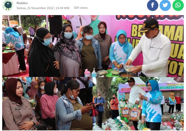Peringati HKN, Walikota Madiun Gelar Rujakan Bareng 408 Ibu Hamil