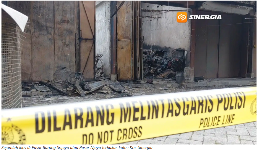 Disperdag Kota Madiun Bakal Perbaiki Kios Pasar Srijaya Yang Terbakar