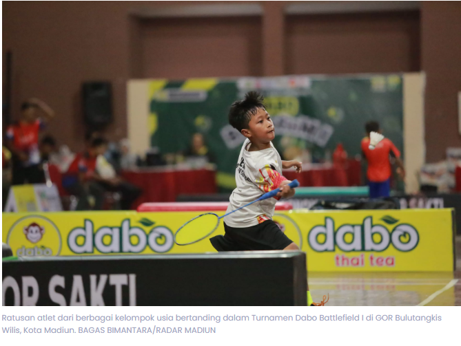 462 Atlet Ramaikan Dabo Battlefield I, Turnamen Bulu Tangkis Terbesar di Madiun