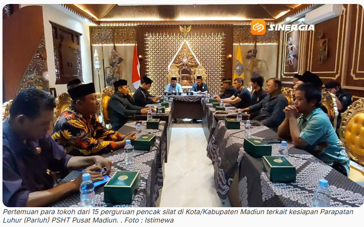 Satgas Sentot Prawirodirdjo Dilibatkan Dalam Parapatan Luhur 2026 PSHT Pusat Madiun