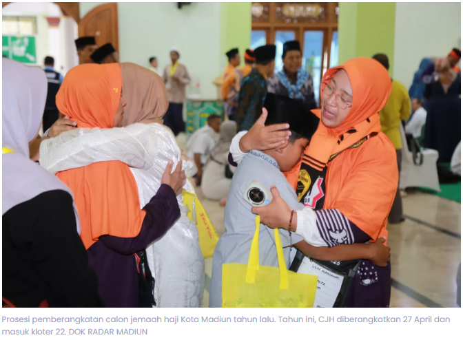 Masuk Kloter 22, Calon Jemaah Haji Kota Madiun Berangkat 27 April