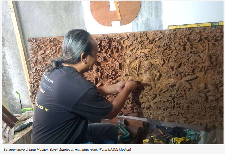 Seniman Kriya Kota Madiun Minat Generasi Muda pada Dunia Seni Masih Ada