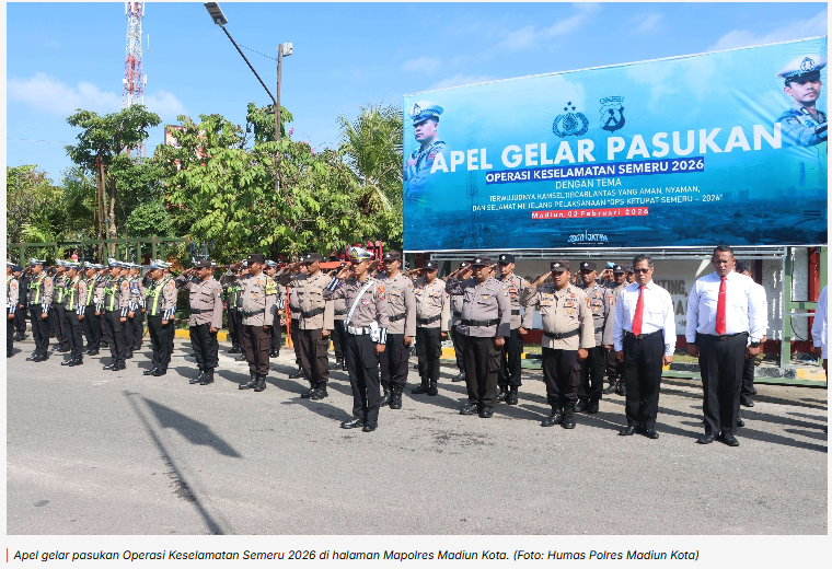 Menjelang Ramadan, Polres Madiun Kota Menggelar Operasi Keselamatan