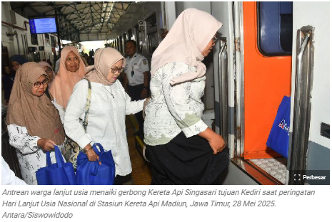 Penjualan Tiket Kereta Lebaran KAI Madiun Tembus 19 Ribu