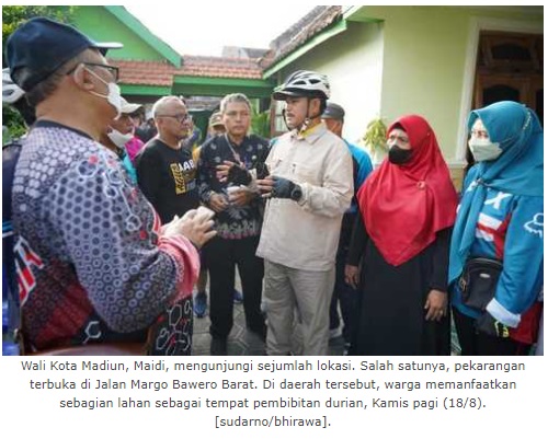 Cek Fasum Lahan Terbuka, Wali Kota Madiun Imbau Warga Segera Manfaatkan