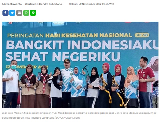 Peringati HKN, Pemkot Madiun Perkuat Program Stop Stunting