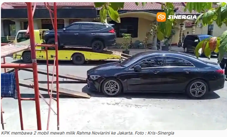 KPK Angkut 2 Mobil Mewah Rahma Noviarini, Klaim Milik Pribadi