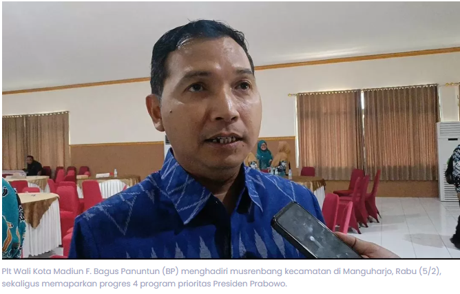 Pemkot Madiun Gaspol Jalankan 4 Program Prioritas Prabowo, MBG Sudah Jalan 20 Dapur