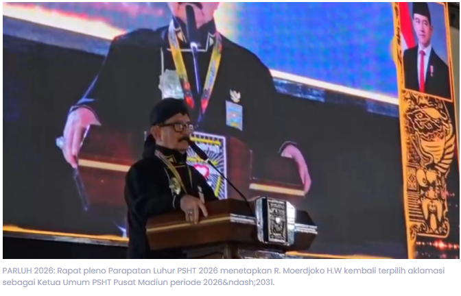 Parluh PSHT Pusat Madiun Tetapkan Moerdjoko Ketua Umum, Issoebiantoro Pimpin Dewan Pusat