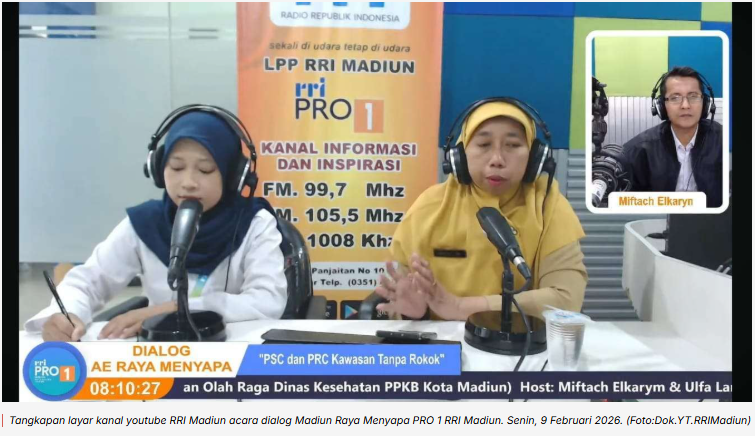 Di Kota Madiun, PSC dan PRC Kawasan Tanpa Rokok