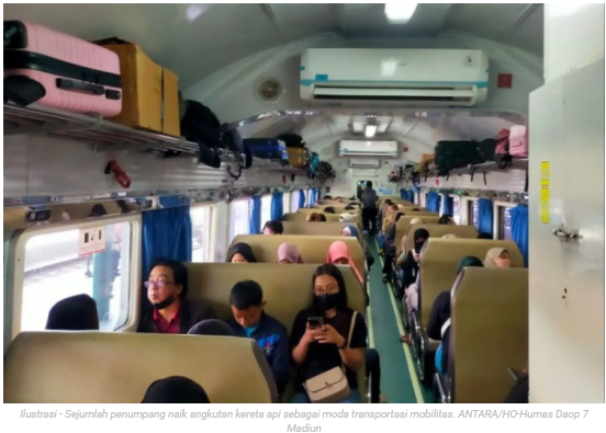 KAI Daop 7 Madiun catat 35.569 tiket kereta Lebaran 2026 terjual