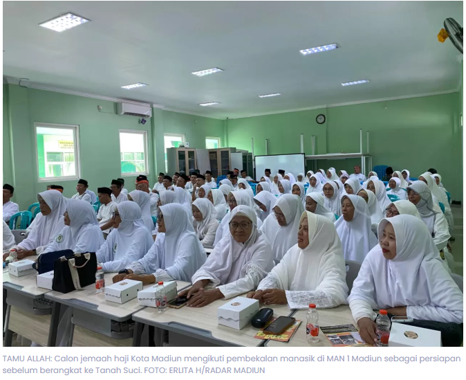 Kemenhaj Kota Madiun Gelar Manasik Massal 10 Februari, Hadirkan PPIH Arab Saudi
