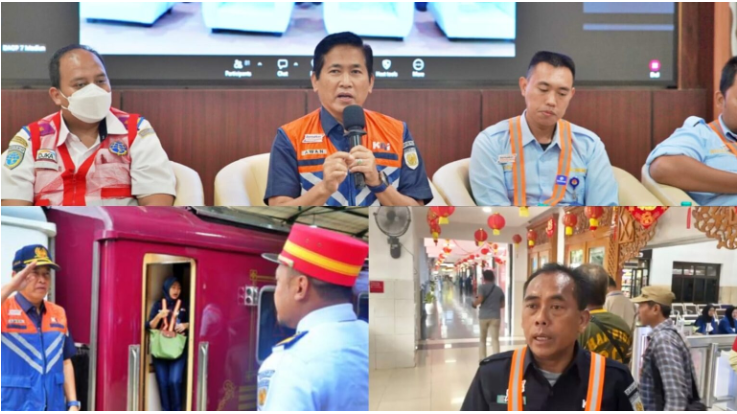 Direksi dan Komisaris KAI Lakukan Inspeksi ke Daop 7 Madiun