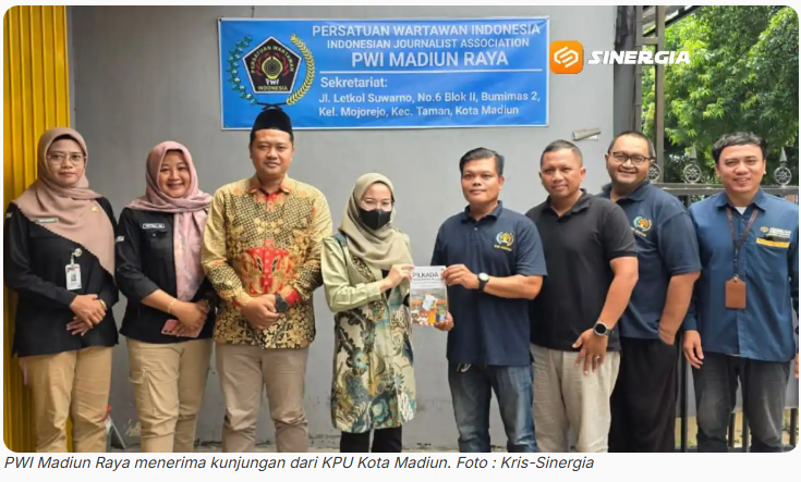 Jalin Sinergi, KPU Kota Madiun Audiensi dengan PWI Madiun Raya