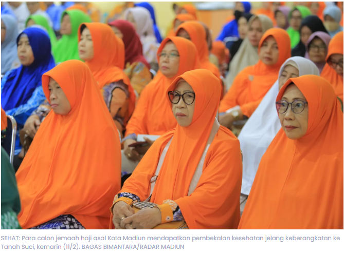 Tiga CJH Kota Madiun Tak Istitaah, Tunda Berangkat Haji 2026