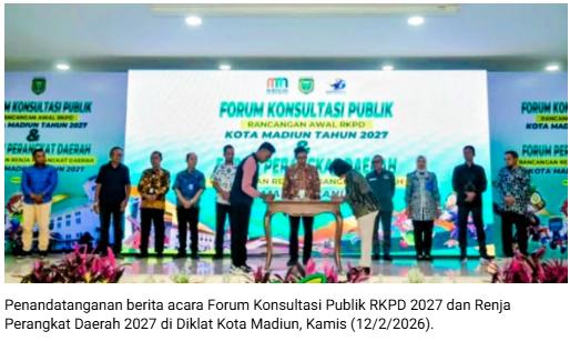 Pemkot Madiun Gelar Forum Konsultasi Publik, Matangkan RKPD dan Renja 2027