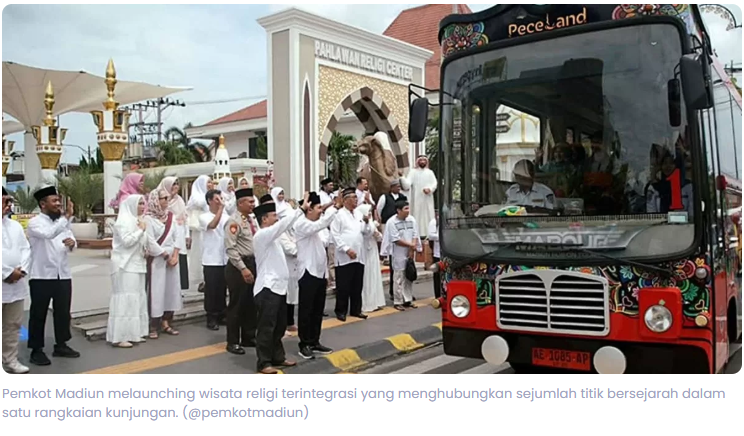 Jelang Ramadan, Pemkot Madiun Launching Wisata Religi Terintegrasi