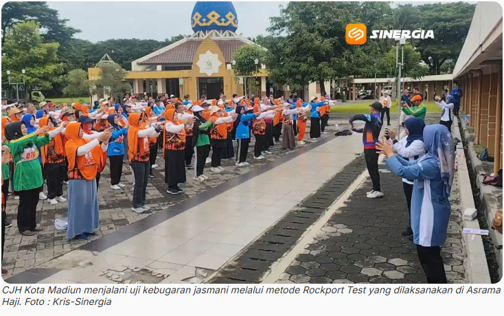 Rockport Test, Cek Kebugaran CJH Kota Madiun Jelang Keberangkatan Haji