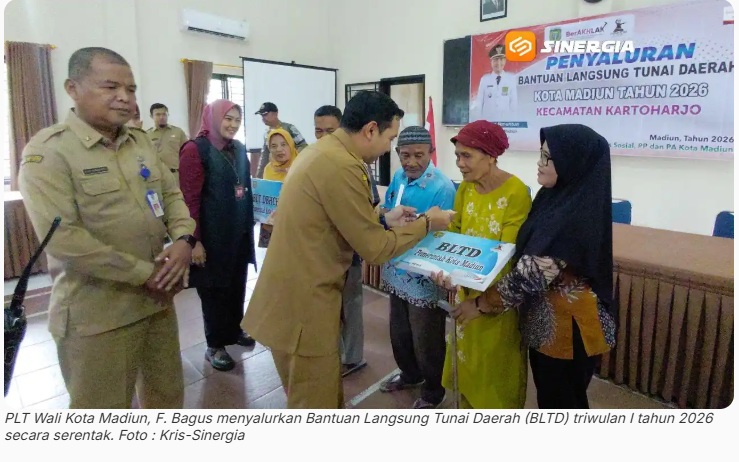 Pemkot Madiun Salurkan BLTD Bagi 2.104 Penerima Manfaat