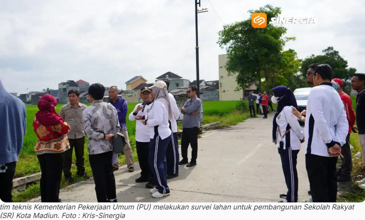 Kementerian PU Survei 2 Lahan Sekolah Rakyat di Kota Madiun