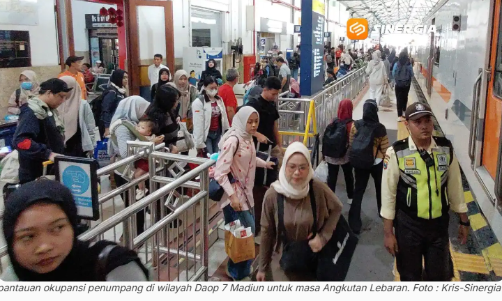 Okupansi Penumpang Baru 36 Persen di Angkutan Lebaran 2026, Ini Stimulus KAI Daop 7 Madiun