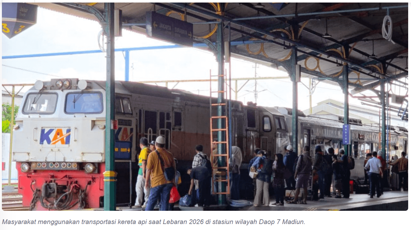 KAI Daop 7 Madiun Pastikan Diskon 30 Persen Tiket Mudik Lebaran Masih Tersedia