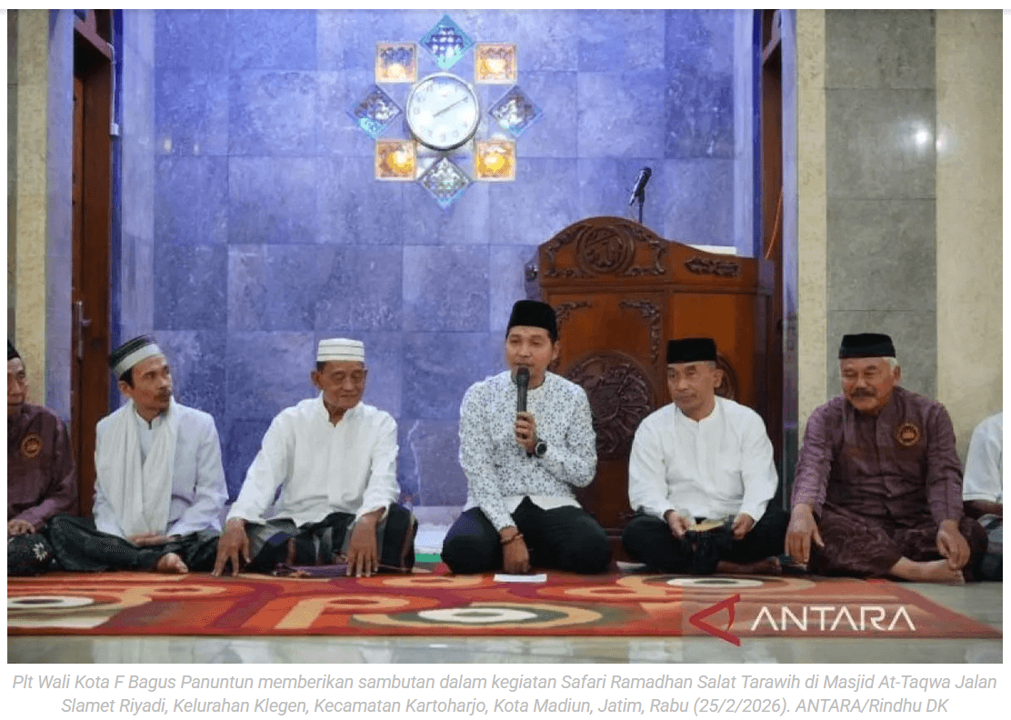 Safari Ramadhan ajang Pemkot Madiun bersilaturahim dan bagikan bantuan warga