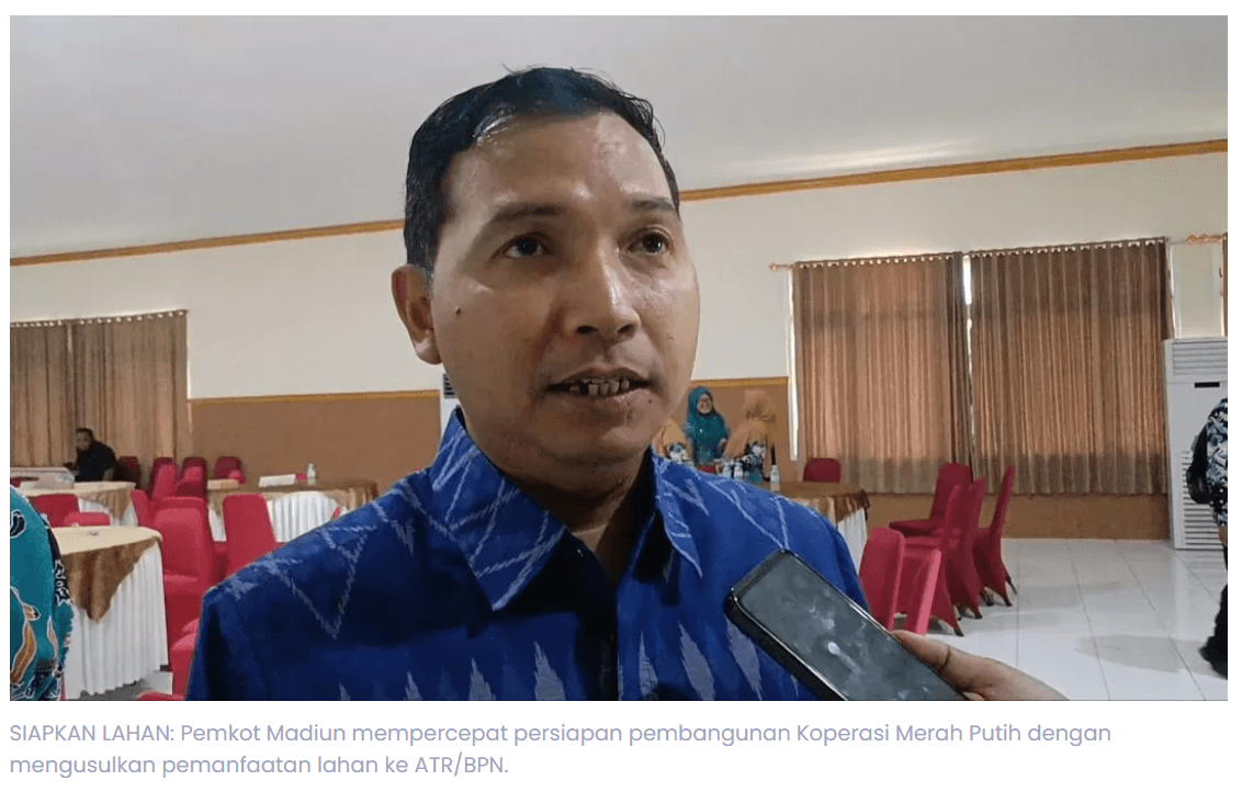 Koperasi Merah Putih Segera Dibangun di Seluruh Kelurahan, Pemkot Madiun Kejar Izin LSD