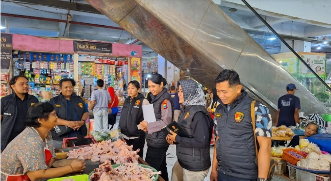 Satgas Pangan Polres Madiun Kota Sidak Pasar di Bulan Ramadhan, Harga Cabe Rawit Masih Tinggi