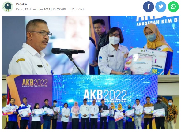 Walikota Madiun Apresiasi Anugerah KIM Berprestasi 2022
