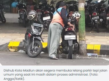 Siap-siap! Lelang Parkir Tepi Jalan Kota Madiun Segera Dimulai, Incar PAD Rp2,5 Miliar