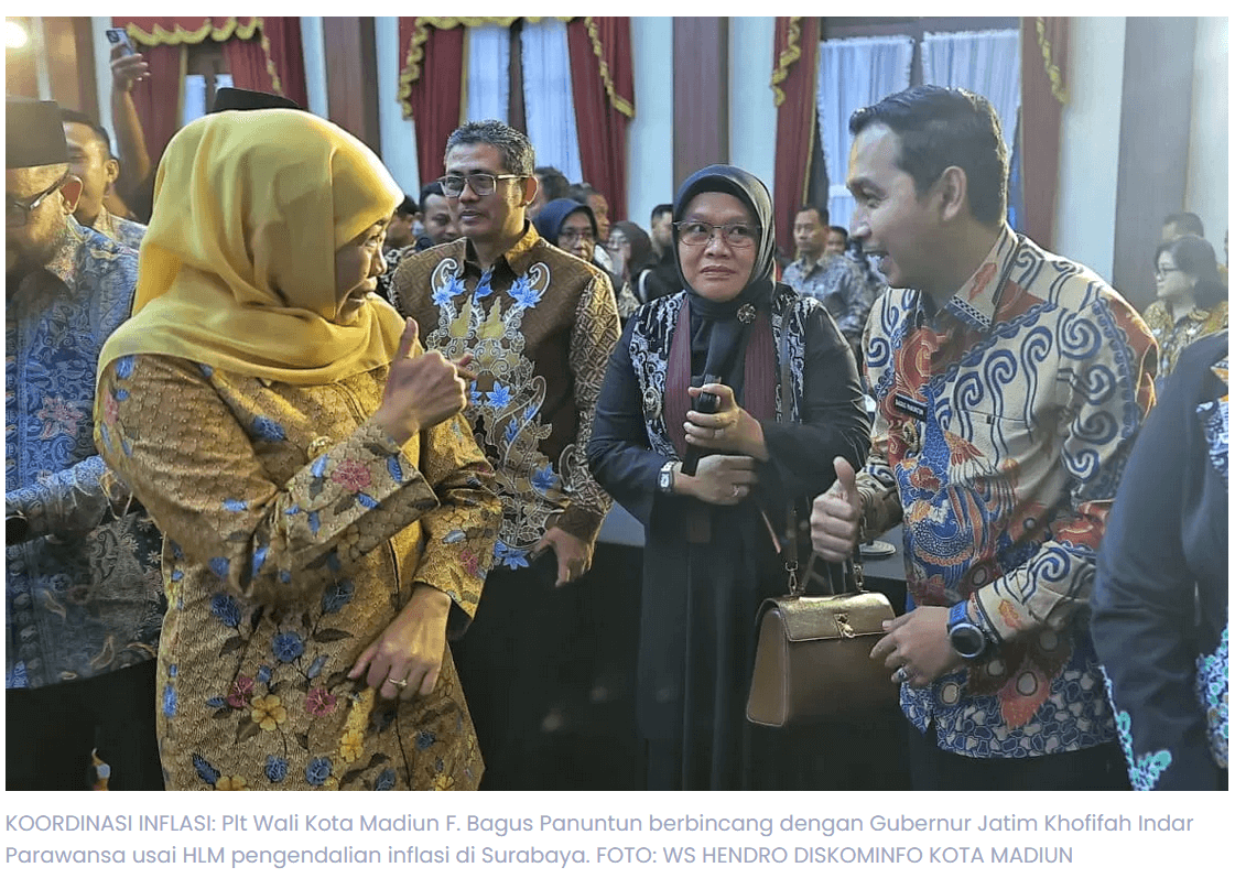 Jelang Lebaran, Pemkot Madiun Aktifkan Satgas Pangan Redam Inflasi