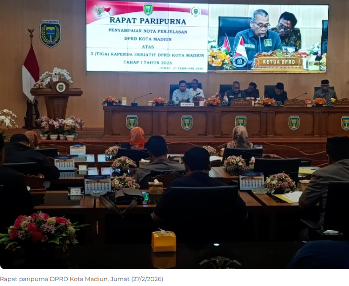 DPRD Kota Madiun Dorong Tiga Raperda Inisiatif: Lindungi Tenaga Pendidik, Atur Banpol, Perkuat Trantibum