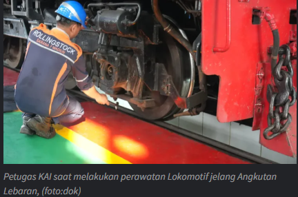 KAI Daop 7 Madiun Intensifkan Perawatan Lokomotif jelang Angkutan Lebaran