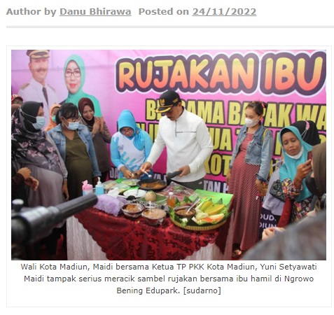 Cara Unik Wali Kota Madiun Berupaya Tekan Angka Stunting