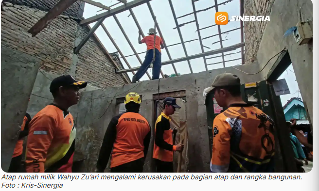 Kayu Lapuk, Atap Rumah Warga Di Kota Madiun Roboh, Ini Langkah Pemkot