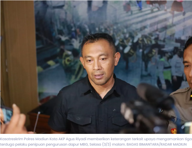Modus Verifikasi Dapur MBG, Tiga Terduga Penipu Diringkus Polres Madiun Kota