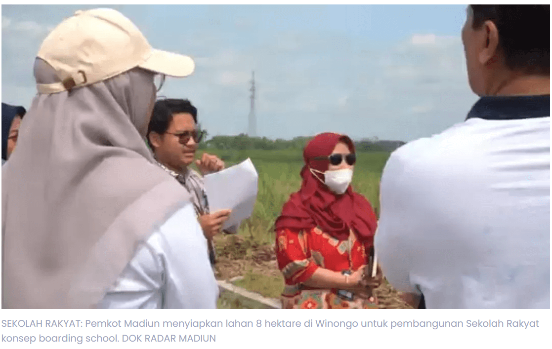 Pemkot Madiun Siapkan Lahan 8 Hektare untuk Sekolah Rakyat, Tunggu Restu Kemensos dan PU