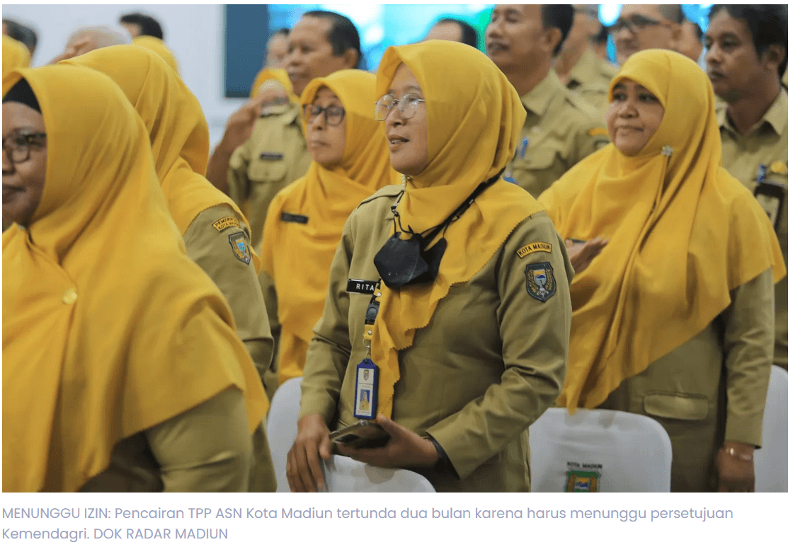 TPP ASN Kota Madiun Belum Cair Dua Bulan, Pemkot Tunggu Izin Kemendagri