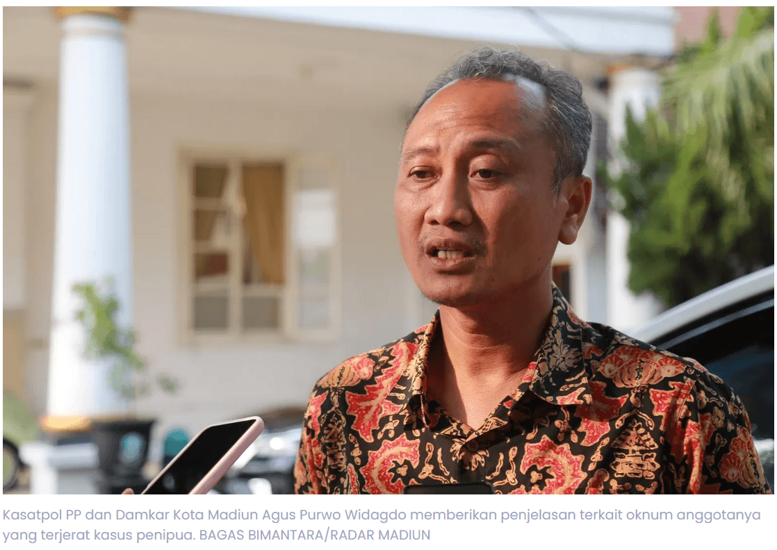 Janji Loloskan Masuk PPI, Oknum Satpol PP Kota Madiun Diduga Tipu Rp 150 Juta