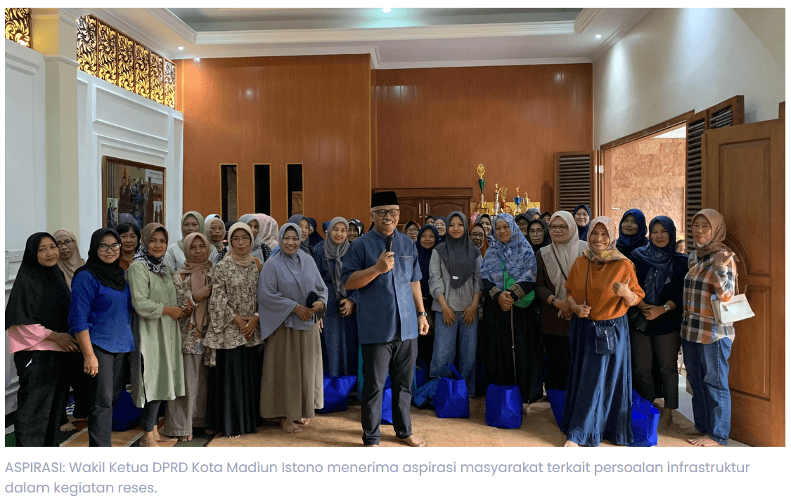 Reses DPRD Kota Madiun, Warga Soroti Drainase Permukiman dan Tebing Sungai
