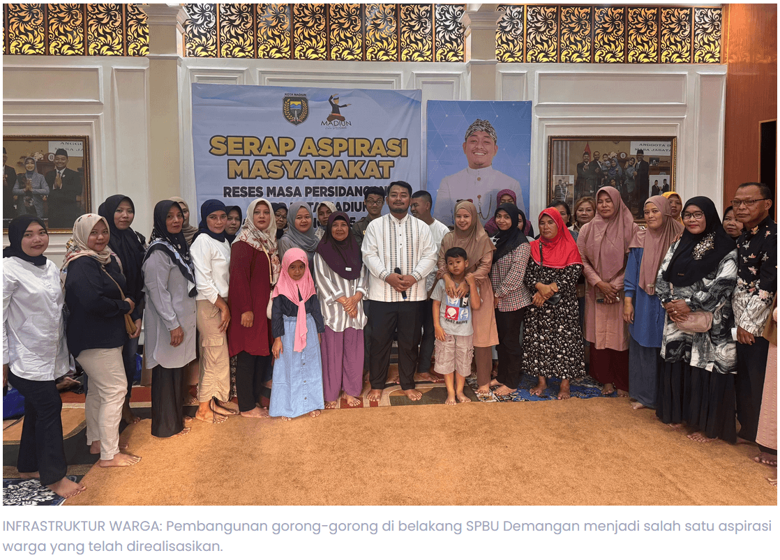Ganet Serap Aspirasi Warga Madiun, Usulan Lampunisasi dan Pavingisasi Jadi yang Terbanyak