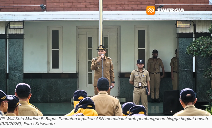Plt Wali Kota Madiun Minta Target Pembangunan Tidak Melenceng dari Rencana