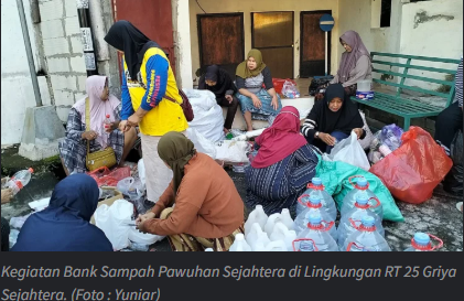 Dukung Program Pemkot Madiun, Bank Sampah RT 25 Sogaten Targetkan Lingkungan Asri