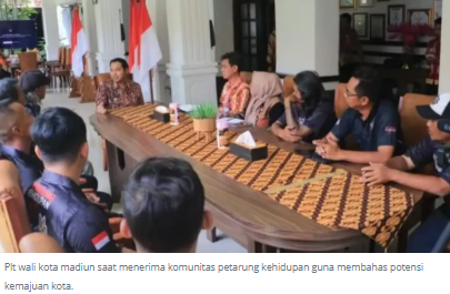 Pemkot Madiun Bersama Komunitas Petarung Kehidupan Bahas Potensi dan Kolaborasi Peningkatan Ekonomi