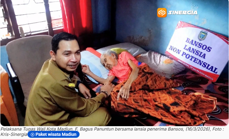 Jelang Lebaran, Pemkot Madiun Salurkan Bansos 198 Lansia Ngebrok dan 110 Disabilitas Triwulan I