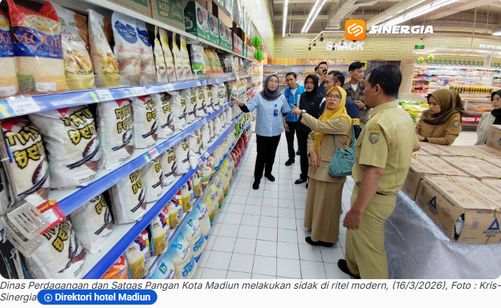 Disdag dan Satgas Pangan Sidak Ritel Modern, Harga Bahan Pokok di Kota Madiun Di Bawah HAP
