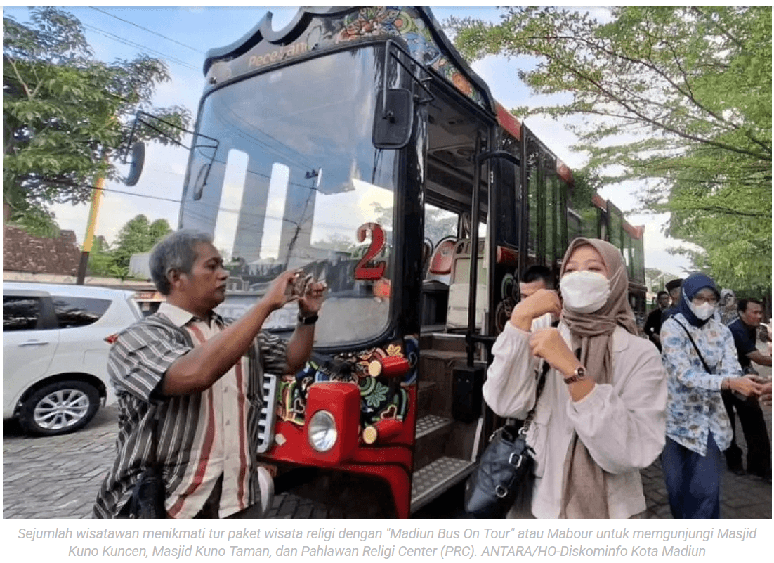 Pemkot Madiun luncurkan "Bus Mabour" fasilitasi wisatawan